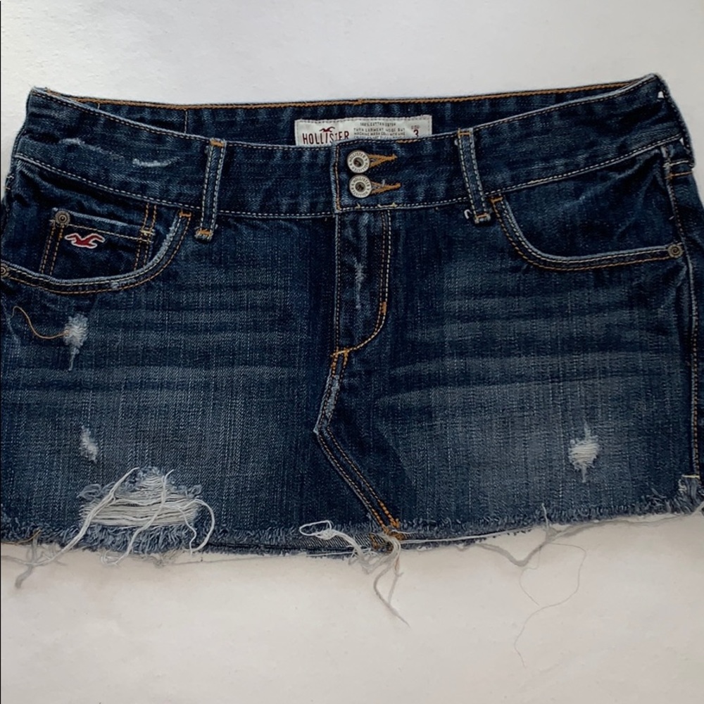 Hollister Denim Mini Skirt